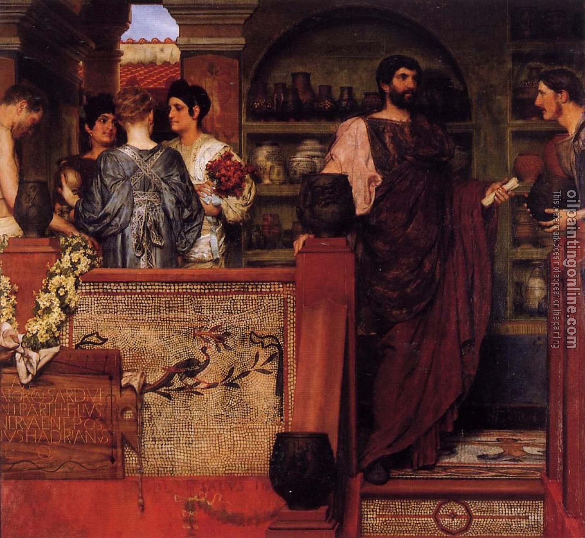 Alma-Tadema, Sir Lawrence - Hadrian Visiting a Romano-British Pottery